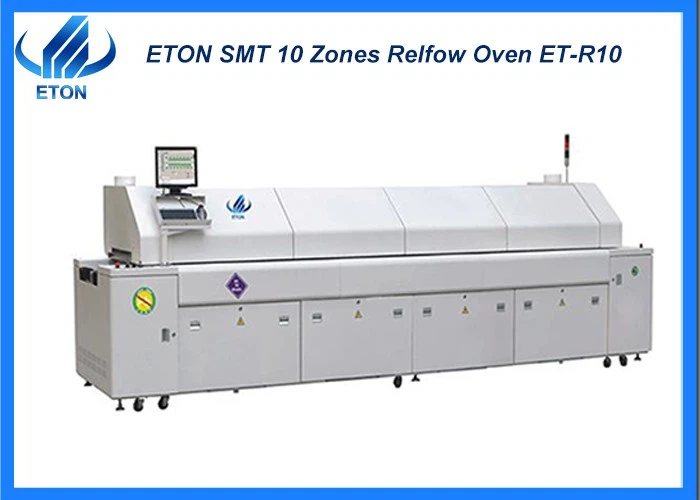 90KW Power 10 Zones SMT Reflow Oven Machine