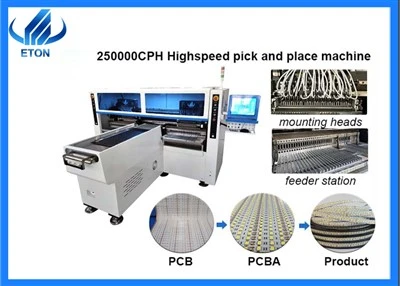 250000CPH With 68 Heads Smt Pick And Place